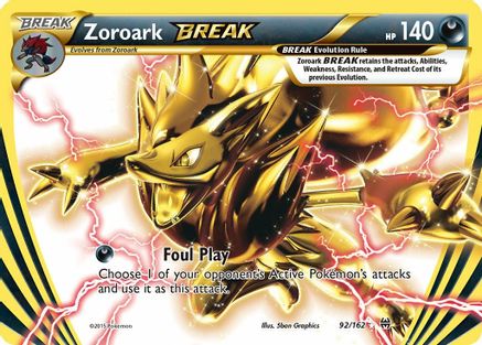 Zoroark BREAK 092  - Holofoil XY  BREAKthrough - Rare BREAK
