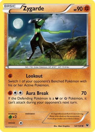Zygarde (52) (52) 052  XY  Fates Collide - Uncommon