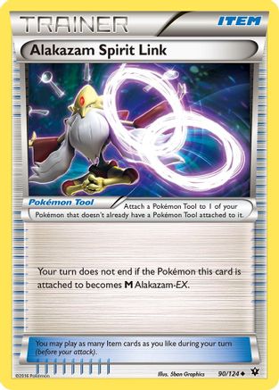 Alakazam Spirit Link 090  XY  Fates Collide - Uncommon