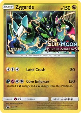 Zygarde - SM48 (Prerelease) [Staff]  - Holofoil SM Promos - Promo