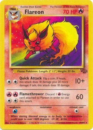 Flareon (19) (19) 019  - Unlimited Jungle - Rare