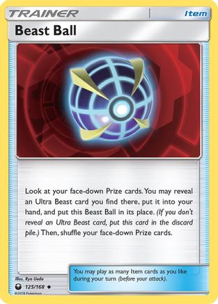 Beast Ball 125/168  SM  Celestial Storm - Uncommon