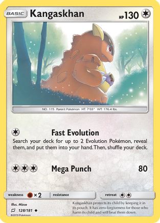 Kangaskhan/181  - Reverse Holofoil SM  Team Up - Uncommon