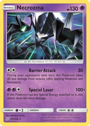 Necrozma 101  SM  Unified Minds - Rare