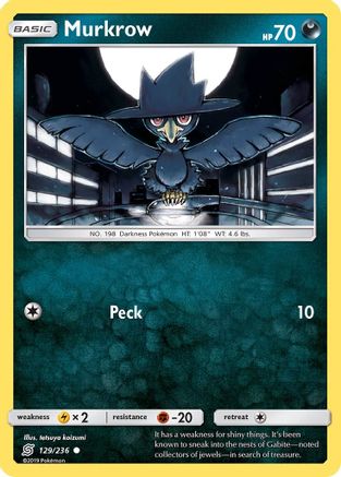 Murkrow (129) (129) 129/236  SM  Unified Minds - Common