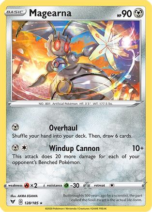 Magearna 128  - Reverse Holofoil SWSH04 Vivid Voltage - Holo Rare