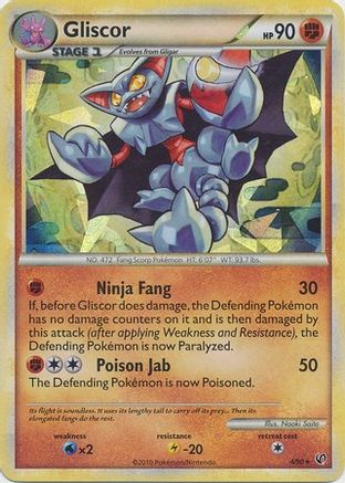 Gliscor - 4/90 (Cracked Ice Holo)/90  - Holofoil Blister Exclusives - Promo