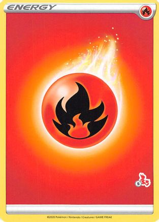 Fire Energy (#5 Cinderace Stamped)  Battle Academy 2022 - Promo