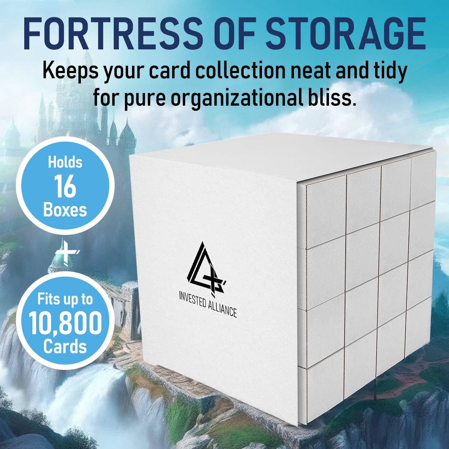 Premium Cardboard Storage Box For Trading Cards