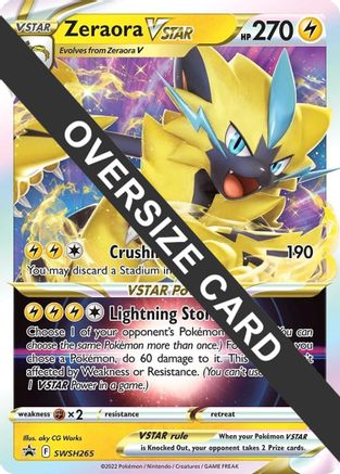 Zeraora VSTAR - SWSH265  - Holofoil Jumbo Cards - Promo