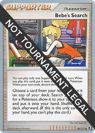 Bebe's Search - 2010 (Michael Pramawat) 089  World Championship Decks - Uncommon