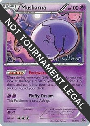 Musharna - 2013 (Ian Whiton) 059  World Championship Decks - Rare