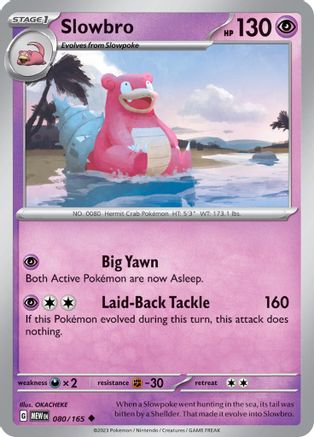 Slowbro 080  SV Scarlet & Violet 151 - Uncommon