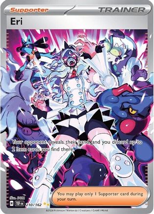 Eri 210/162  - Holofoil SV05 Temporal Forces - Special Illustration Rare