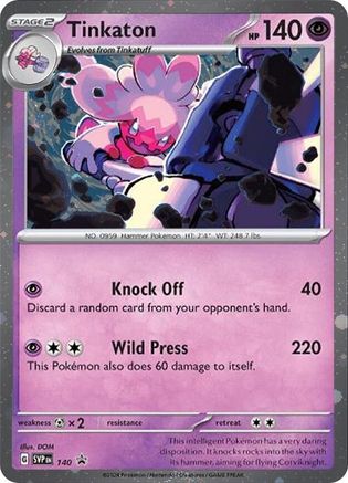 Tinkaton (Cosmo Holo) 140  - Holofoil SV Scarlet & Violet Promo Cards - Promo