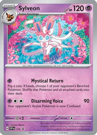 Sylveon (Cosmos Holo) 172  - Holofoil SV Scarlet & Violet Promo Cards - Promo