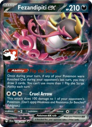Fezandipiti ex (Series 7) 038/064  - Holofoil Prize Pack Series Cards - Double Rare