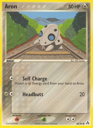 Aron/92  - Reverse Holofoil Legend Maker - Common