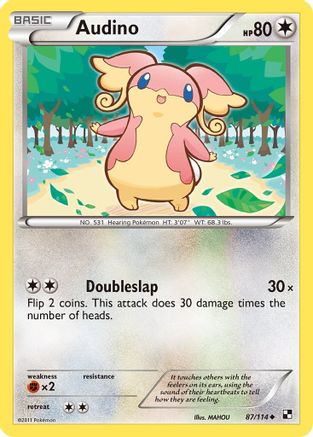 Audino 087/114  Black and White - Uncommon