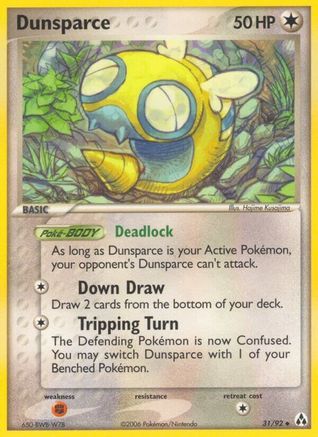 Dunsparce  - Reverse Holofoil Legend Maker - Uncommon