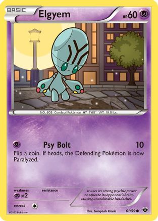 Elgyem  - Reverse Holofoil Next Destinies - Common