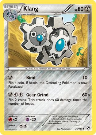 Klang  - Reverse Holofoil Black and White - Uncommon