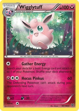 Wigglytuff (89) (89) 089/146  - Reverse Holofoil XY Base Set - Rare