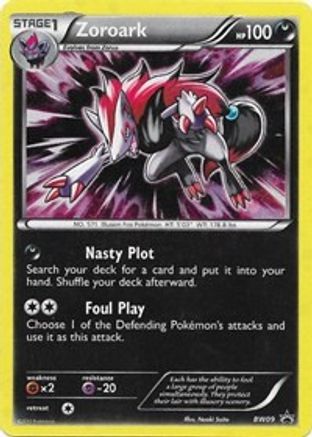Zoroark - BW09  - Holofoil Black and White Promos - Promo