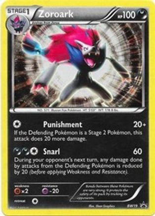Zoroark - BW19  - Holofoil Black and White Promos - Promo