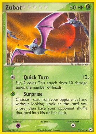 Zubat  - Reverse Holofoil Hidden Legends - Common