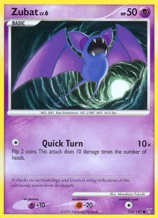 Zubat  - Reverse Holofoil Supreme Victors - Common