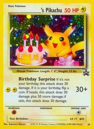 ______'s Pikachu 024  - Holofoil WoTC Promo - Promo