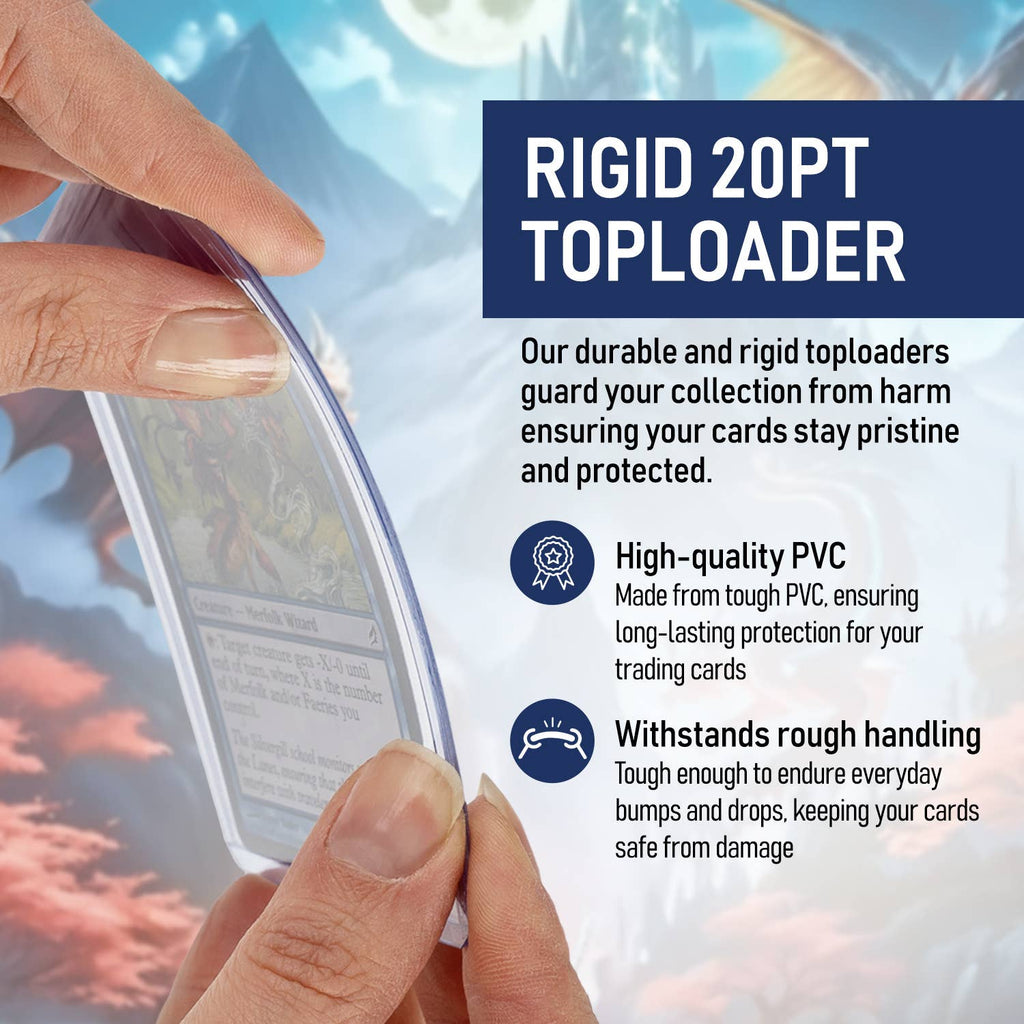 20PT - 100 Pack Top Loaders & Standard Size Penny Sleeves